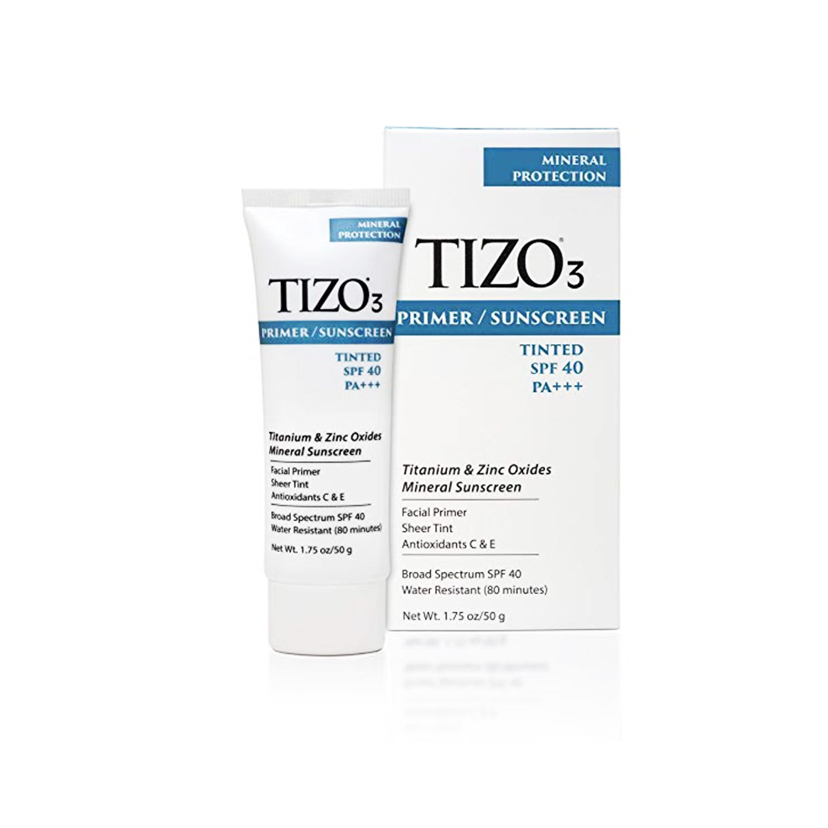 TIZO3 Facial Primer/Sunscreen Tinted SPF 40